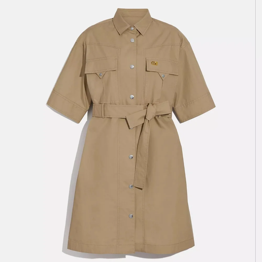 NWT Coach 1941 Safari Shirt Dress Sz 2 - Picture 2 of 10